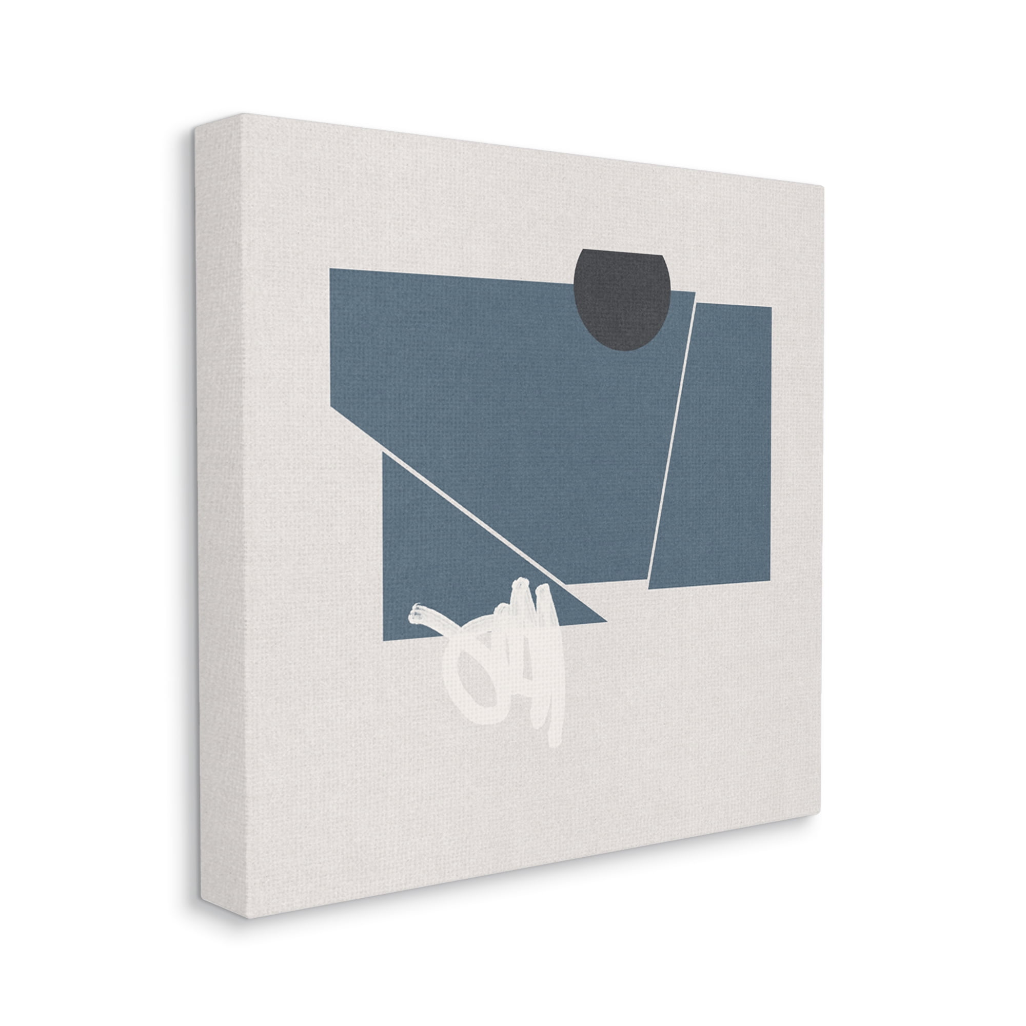 Stupell Industries Modern Breaking Shapes Abstract Blue Sharp Lines, 30 x 30, Design by Jacob Green