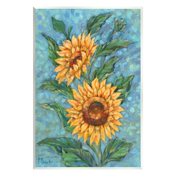 Stupell Industries Modern Brush Stroke Florals Botanical & Floral Painting Unframed Art Print Wall Art, 10 x 15