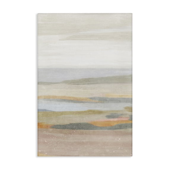 Stupell Industries Modern Calming Neutral Beach Canvas Art, 24 x 36, by Suzanne Nicoll