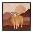 thumbnail image 1 of Stupell Industries Modern Cattle Mountains Landscape Black Framed Giclee Art, 24 x 24, by Rachel Nieman, 1 of 8