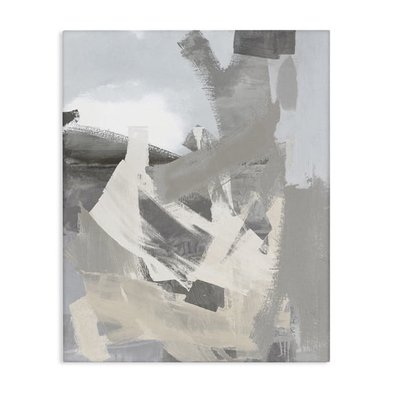 Stupell Industries Modern Chaotic Grey Canvas Art, 16 x 20, by Rachel Springer