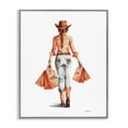 thumbnail image 1 of Stupell Industries Southwestern Modern Chic Cowgirl Gray Framed Giclee Art, 16 x 20, by Amanda Greenwood, 1 of 8
