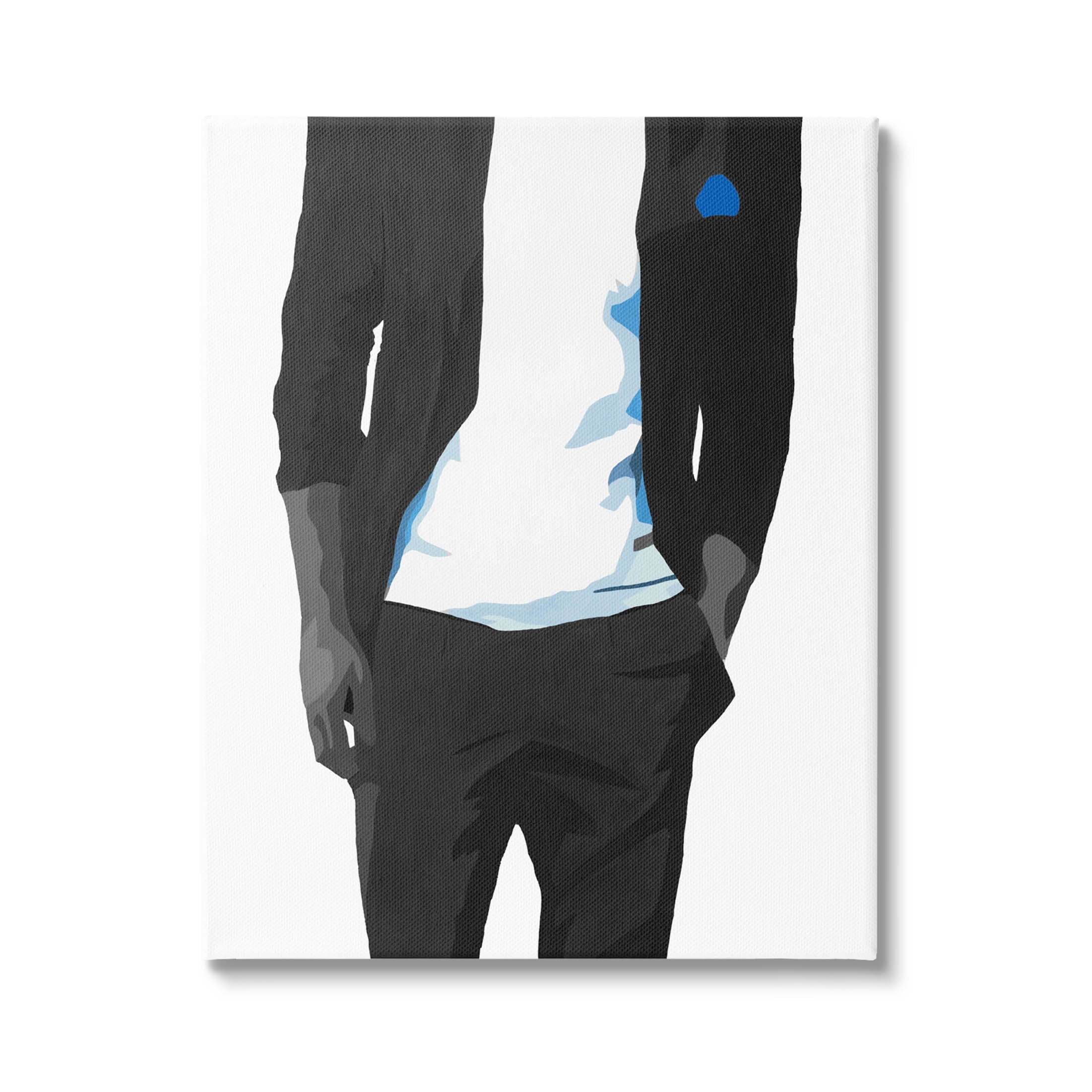 Stupell Industries Modern Chic Dressed Man Graphic Art Gallery Wrapped Canvas Print Wall Art, Design by Beth Ann Lawson