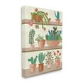 thumbnail image 1 of Stupell Industries Modern Chic Succulent Shelve Illustration Fun Cacti, 16 x 20, Designed by Darlene Seale, 1 of 5