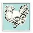 thumbnail image 1 of Stupell Industries Modern Chicken on Blue Animals & Insects Painting White Framed Art Print Wall Art, 12 x 12, 1 of 9