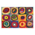 thumbnail image 1 of Stupell Industries Modern Circle Shapes Aligned Abstract Swirl Pattern Painting Unframed Art Print Wall Art, Design by Wassily Kandinsky, 1 of 5