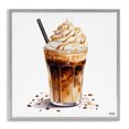 thumbnail image 1 of Stupell Industries Modern Coffee Dessert Drink Gray Framed Giclee Art, 17 x 17, by RB, 1 of 8