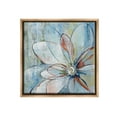 thumbnail image 1 of Stupell Industries Modern Collaged Flower Botanical & Floral Painting Brown Floater Framed Canvas Art Print Wall Art, 25 x 25, 1 of 10