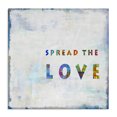 thumbnail image 1 of Stupell Industries Modern Colorful Spread the Love Canvas Art, 30 x 30, by Jamie MacDowell, 1 of 7