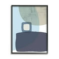 thumbnail image 1 of Stupell Industries Modern Contemporary Sleek Blue Geometric Shapes Framed Wall Art, 16 x 20, Design by Urban Epiphany, 1 of 5