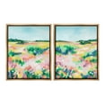 thumbnail image 1 of Stupell Industries Modern Country Meadow Landscape Painting Brown Floater Framed Canvas Art Print Wall Art, 17 x 21, Set of 2, 1 of 10