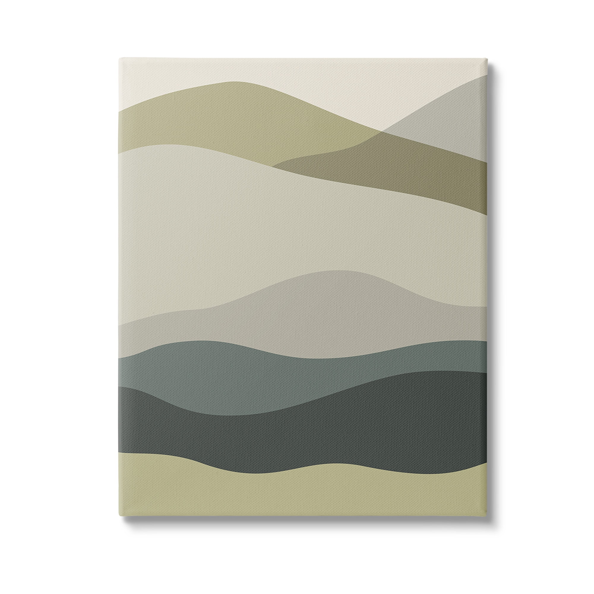 Stupell Industries Modern Countryside Hills Landscape Painting Gallery Wrapped Canvas Art Print Wall Art, 30 x 40