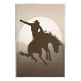 thumbnail image 1 of Stupell Industries Modern Cowboy Silhouette Animals & Insects Painting Unframed Art Print Wall Art, 13 x 19, 1 of 7