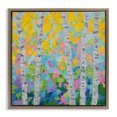 thumbnail image 1 of Stupell Industries Modern Dancing Birch Tree Forest Brown Floating Frame Canvas Art, 25 x 25, by Ann Marie Coolick, 1 of 8