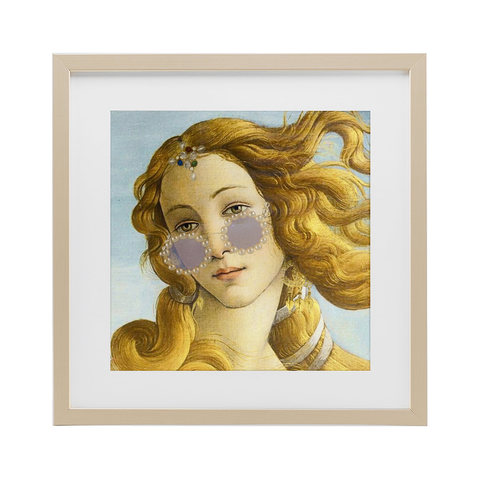 Stupell Industries Modern Day Venus Shades Birch Framed Print Under Glass, design by Grotto Studios