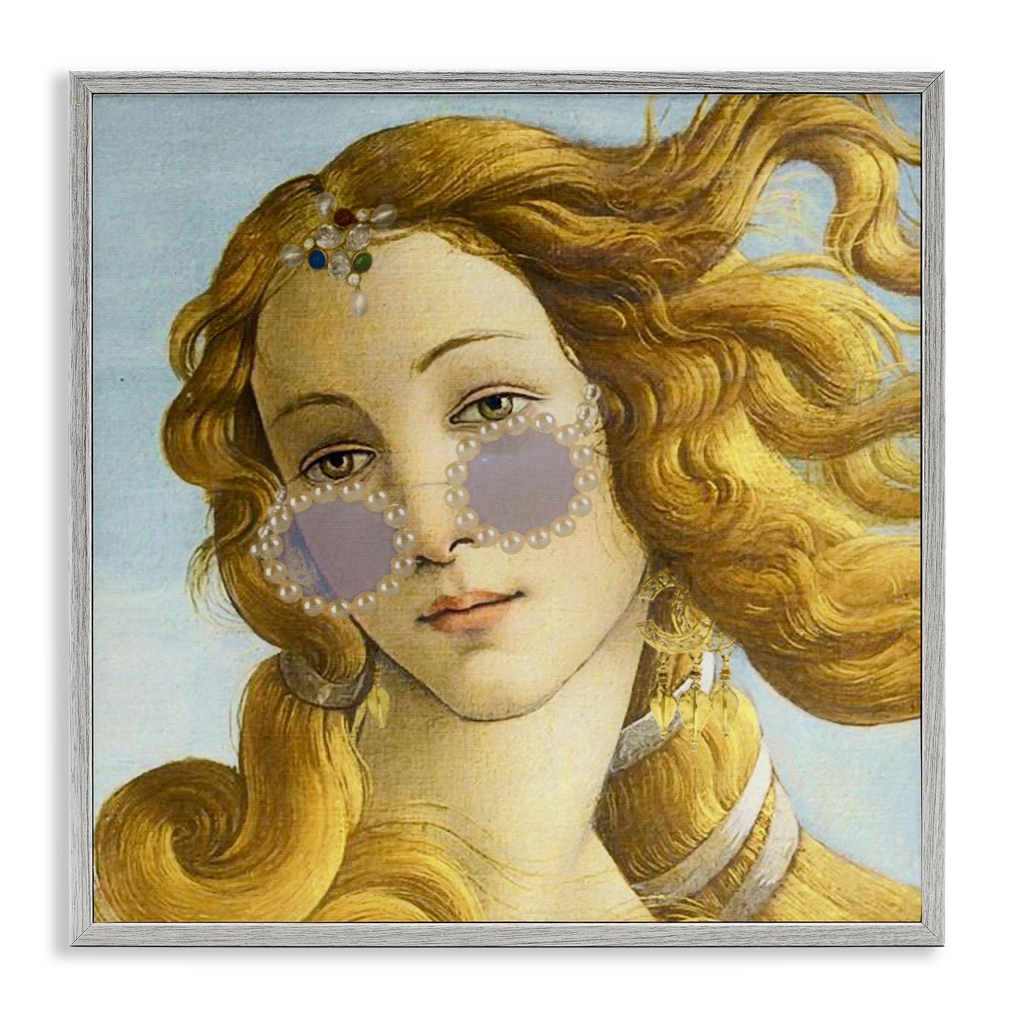 Stupell Industries Modern Day Venus Shades Gray Framed Giclee Art, design by Grotto Studios