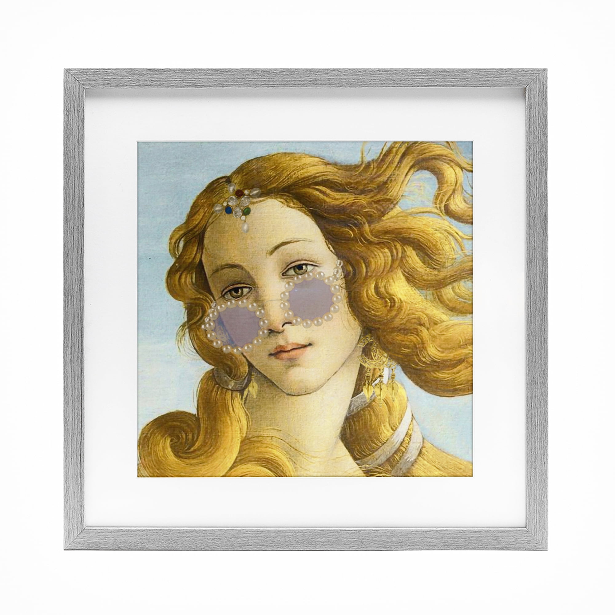 Stupell Industries Modern Day Venus Shades Gray Framed Print Under Glass, design by Grotto Studios