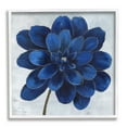 thumbnail image 1 of Stupell Industries Modern Deep Blue Floral Carnation Flower Petal Outline, 12 x 12, Design by Nan, 1 of 7