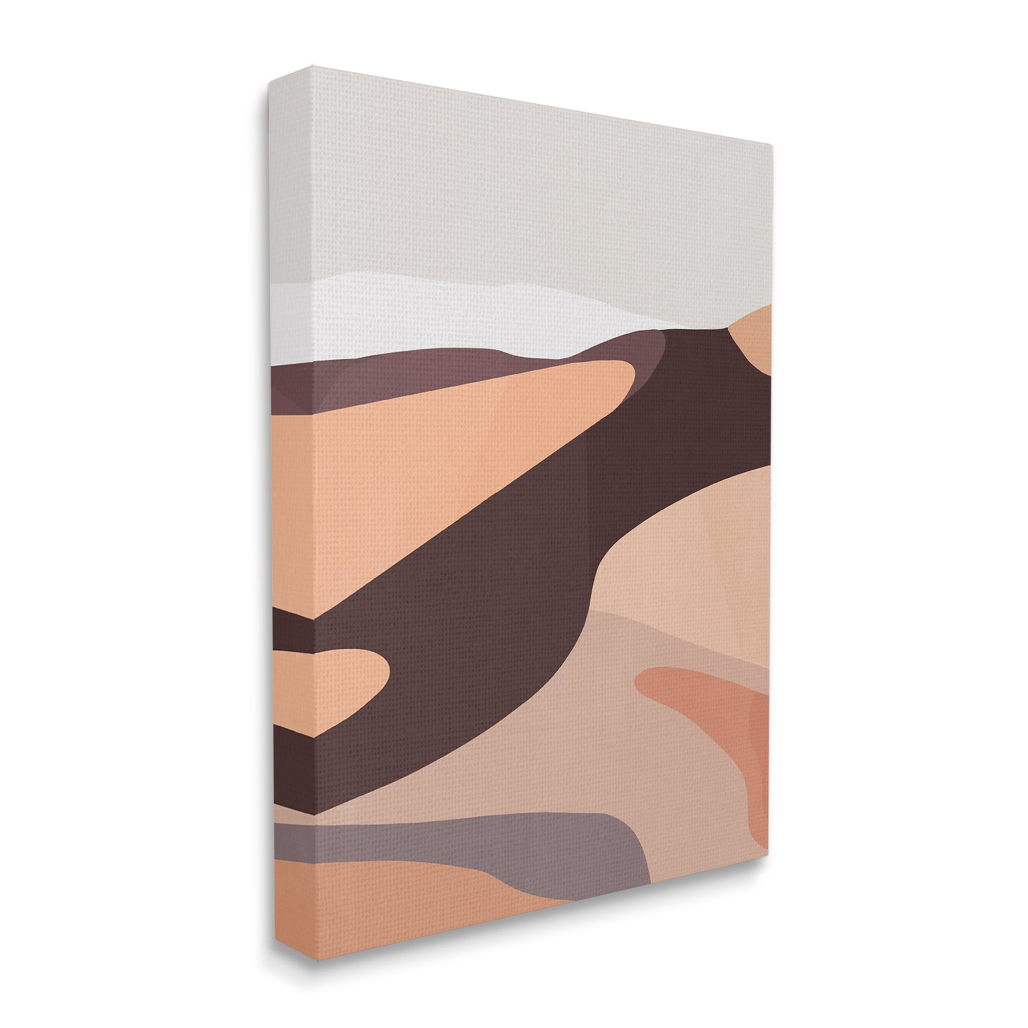 Stupell Industries Modern Desert Dune Abstraction Terracotta Sand Waves, 24 x 30, Design by Annie Warren