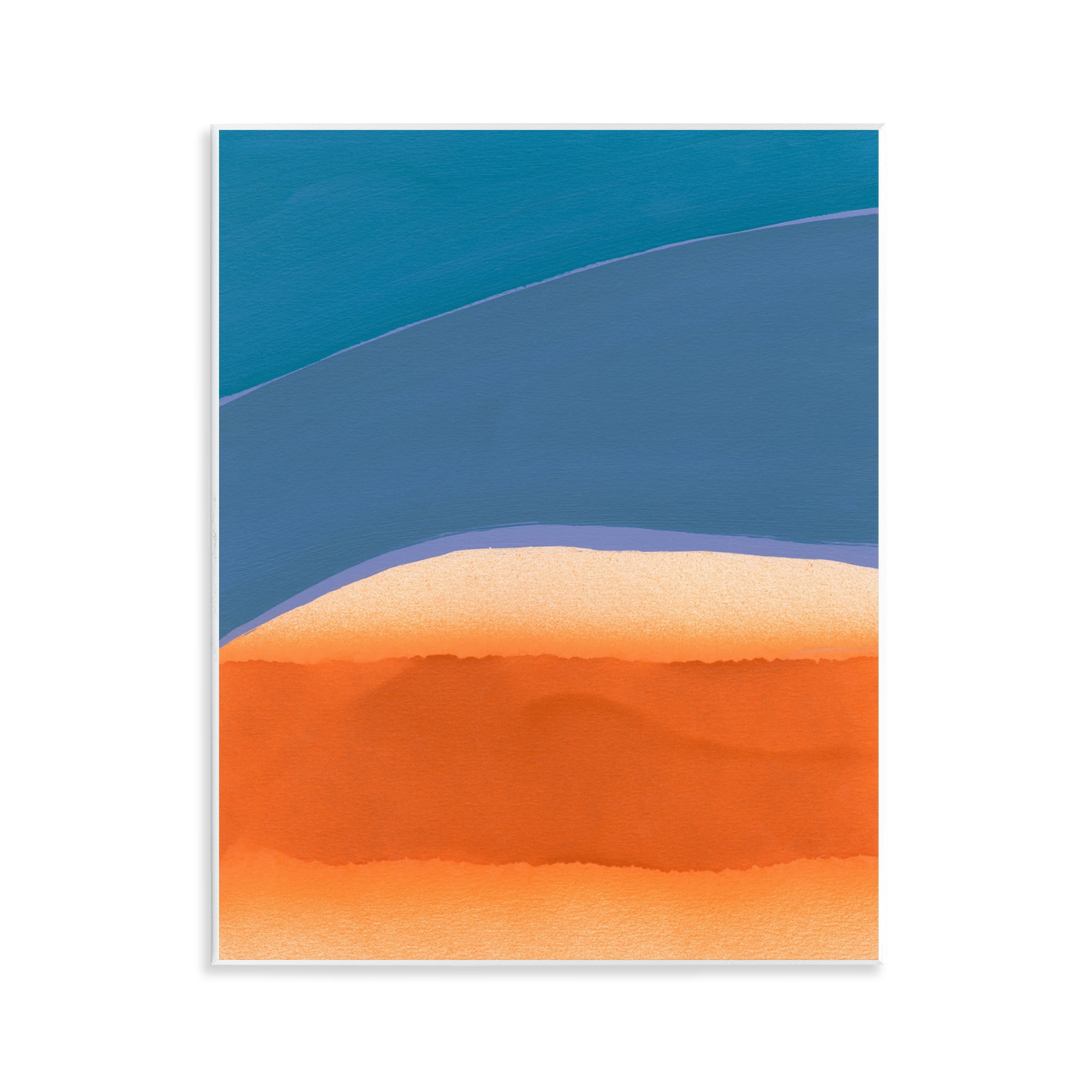 Stupell Industries Modern Desert Sunrise Abstract Painting Unframed Art Print Wall Art, 11 x 14