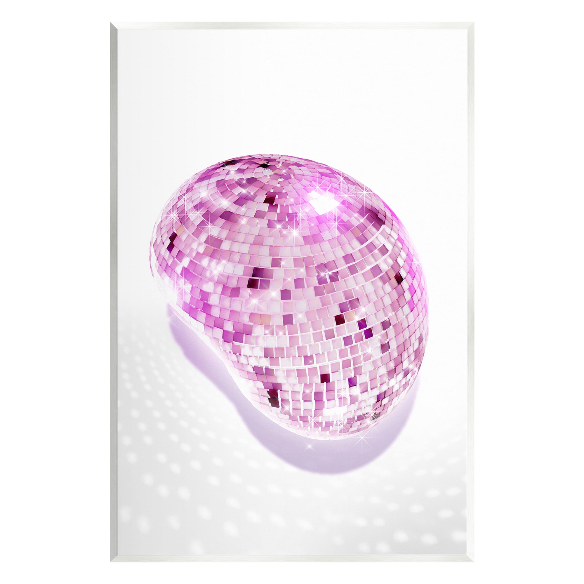 Stupell Industries Modern Disco Ball Shining Abstract Painting Unframed Art Print Wall Art, 13 x 19