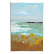 Stupell Industries Modern Distant Ocean Waves Landscape Painting Unframed Art Print Wall Art, Design by Nikita Jariwala