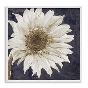 Stupell Industries Contemporary Modern Distressed Daisy White Framed Giclee Art, 17 x 17, by Sophie 6