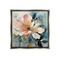 thumbnail image 1 of Stupell Industries Modern Drip Blossom Botanical & Floral Painting Gray Floater Framed Canvas Art Print Wall Art, 18 x 18, 1 of 10