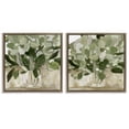 thumbnail image 1 of Stupell Industries Modern Earth Tone Bouquets Abstract Painting Brown Floater Framed Canvas Art Print Wall Art, 25 x 25, Set of 2, 1 of 9