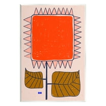 Stupell Industries Modern Earthy Flower Botanical & Floral Painting Unframed Art Print Wall Art, 10 x 15