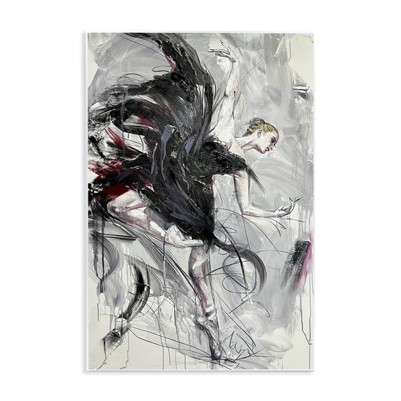 Stupell Industries Modern Elegance Dancer People Painting Unframed Art Print Wall Art, 13 x 19