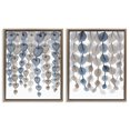 thumbnail image 1 of Stupell Industries Modern Falling Vines Neutral Leaves Brown 2pc Floating Frame Art Set, 17 x 21 each, by Albert Koetsier, 1 of 7