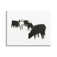 thumbnail image 1 of Stupell Industries Modern Farm Cow Silhouettes Graphic Art Gallery Wrapped Canvas Print Wall Art, Design by Ethan Harper, 1 of 7