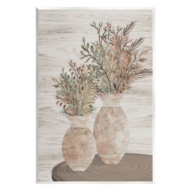 Stupell Industries Modern Farmhouse Blooms Botanical & Floral Painting Unframed Art Print Wall Art, 10 x 15