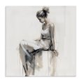thumbnail image 1 of Stupell Industries Modern Female Portrait Impression Canvas Art, 17 x 17, by Irena Orlov, 1 of 8