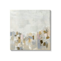 Stupell Industries Modern Flecked Landscape Abstract Painting Gallery Wrapped Canvas Art Print Wall Art, 17 x 17