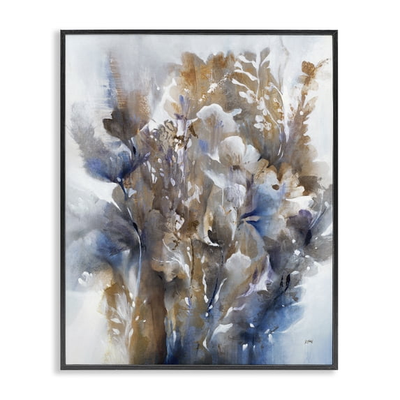 Stupell Industries Modern Modern Bouquet Composition Black Framed Giclee Art, 11 x 14, by K. Nari