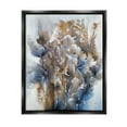 thumbnail image 1 of Stupell Industries Modern Flower Bouquet Composition Painting Jet Black Floating Framed Canvas Print Wall Art, Design by K. Nari, 1 of 8