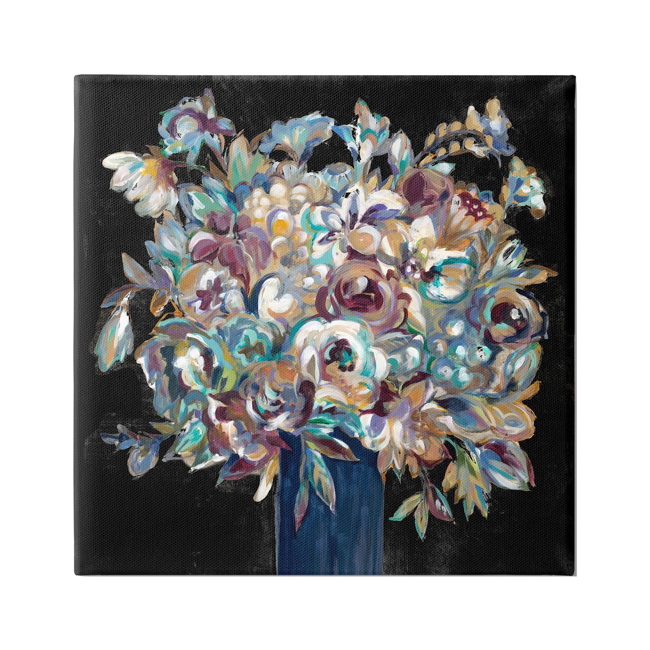 Stupell Industries Modern Flower Bouquet Painting Painting Gallery Wrapped Canvas Print Wall Art, Design by Liz Jardine