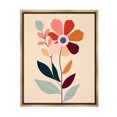 thumbnail image 1 of Stupell Industries Modern Flower Sprigs Botanical & Floral Painting Brown Floater Framed Canvas Art Print Wall Art, 25 x 31, 1 of 10