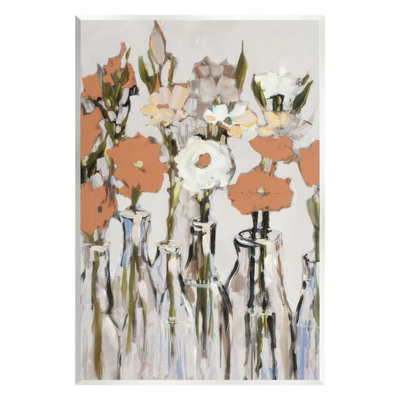 Stupell Industries Modern Flower Vases Painting Botanical & Floral Painting Unframed Art Print Wall Art, 13 x 19