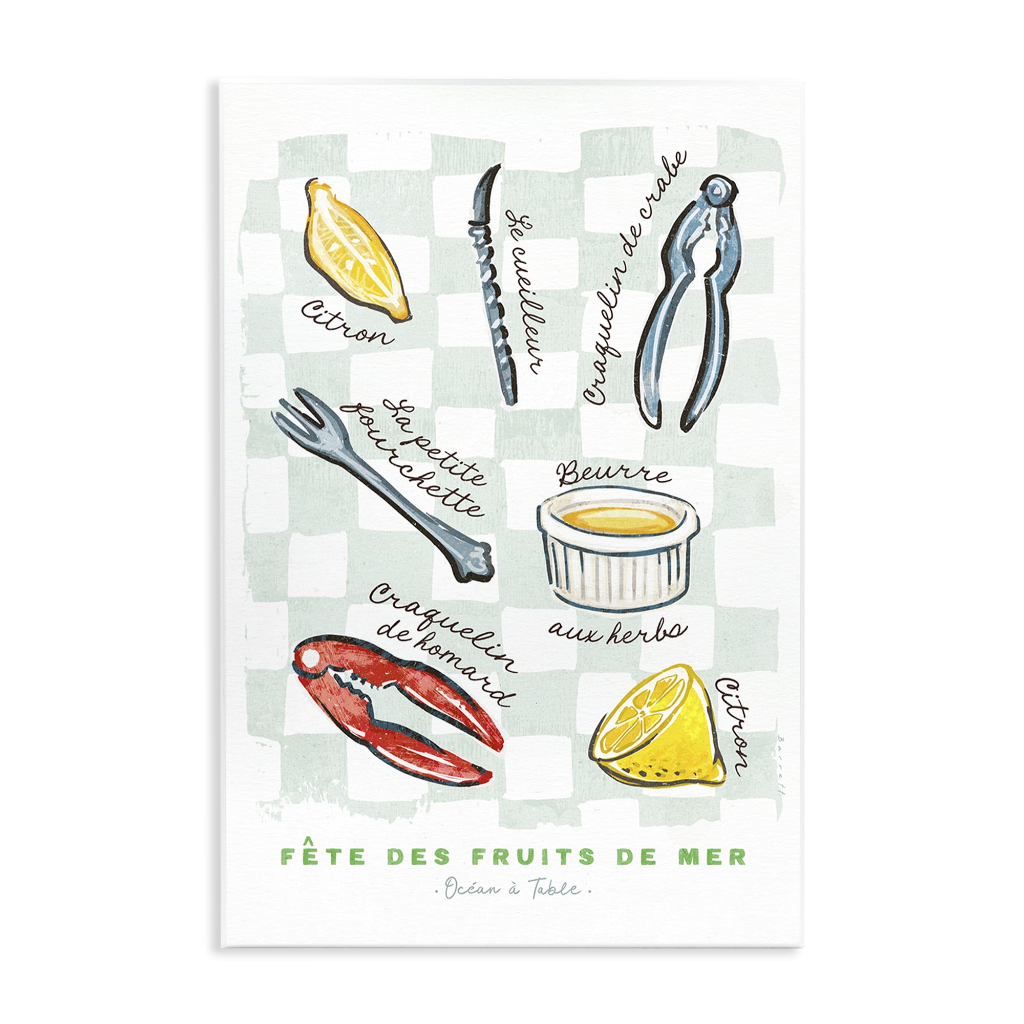 Stupell Industries Modern French Bistro Wall Plaque Art, design by Chad Barrett