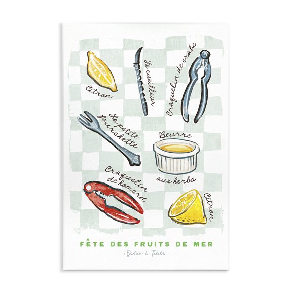 Stupell Industries Modern French Bistro Wall Plaque Art, design by Chad Barrett