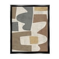 thumbnail image 1 of Stupell Industries Modern Geometric Boho Abstract Painting Black Floater Framed Canvas Art Print Wall Art, 25 x 31, 1 of 10
