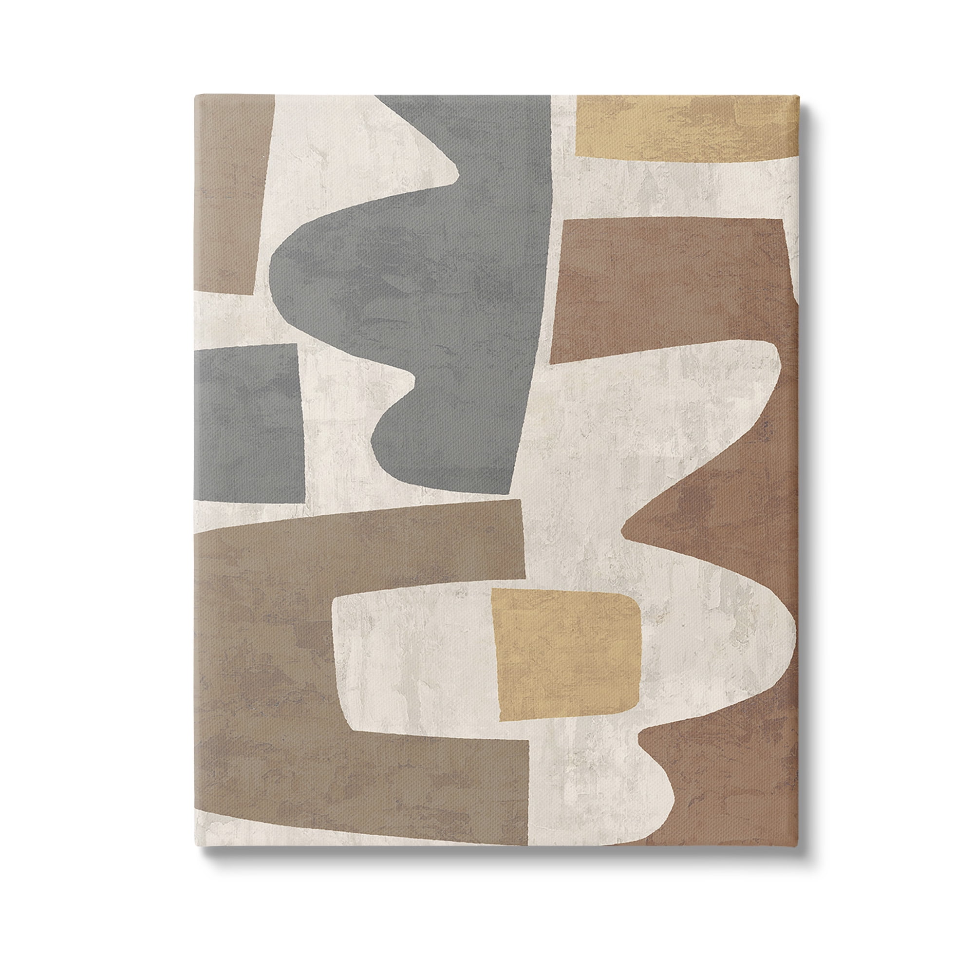 Stupell Industries Modern Geometric Boho Abstract Painting Gallery Wrapped Canvas Art Print Wall Art, 30 x 40