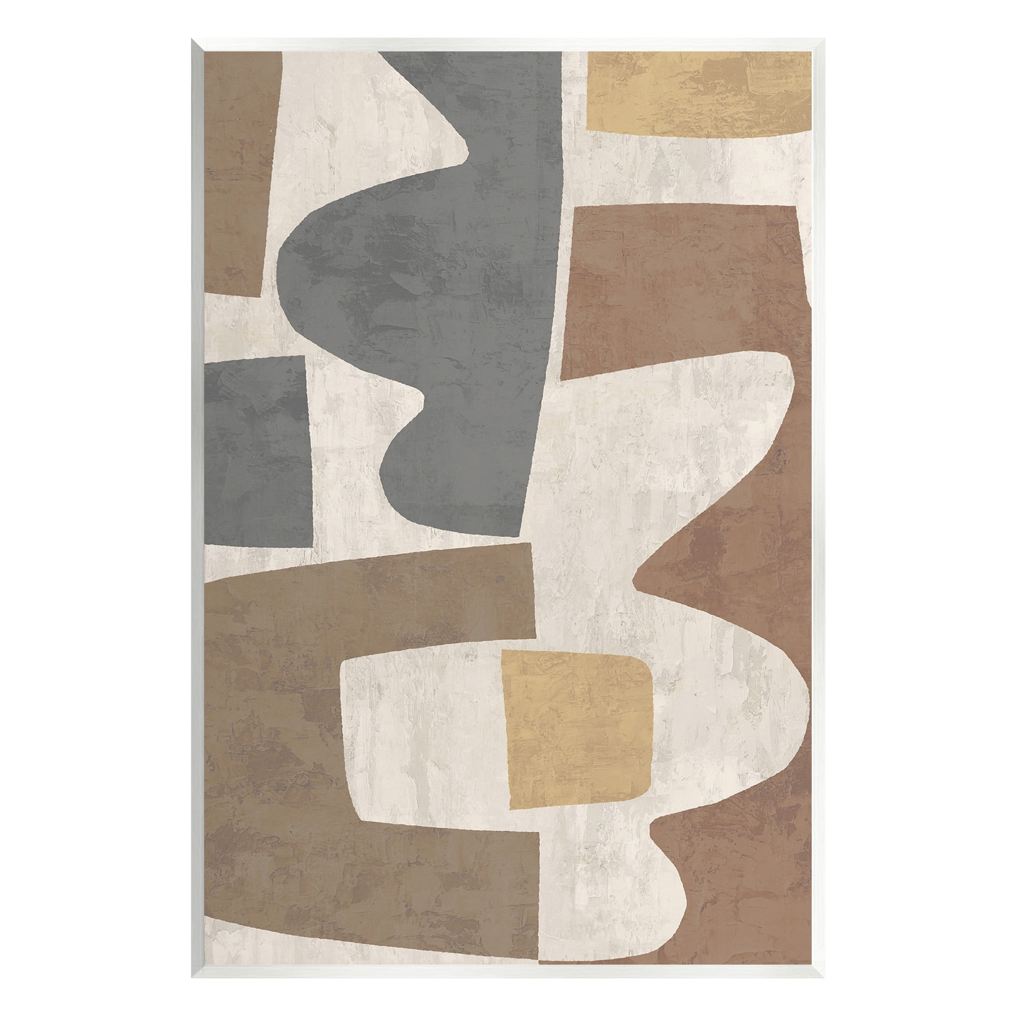 Stupell Industries Modern Geometric Boho Abstract Painting Unframed Art Print Wall Art, 13 x 19