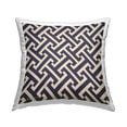 thumbnail image 1 of Stupell Industries Modern Geometric Links Pattern Printed Throw Pillow Design by Stephanie Workman Marrott, 1 of 6