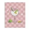 thumbnail image 1 of Stupell Industries Modern Gin & Tonic on Checkered Canvas Art, 36 x 48, by Anna Quach, 1 of 8