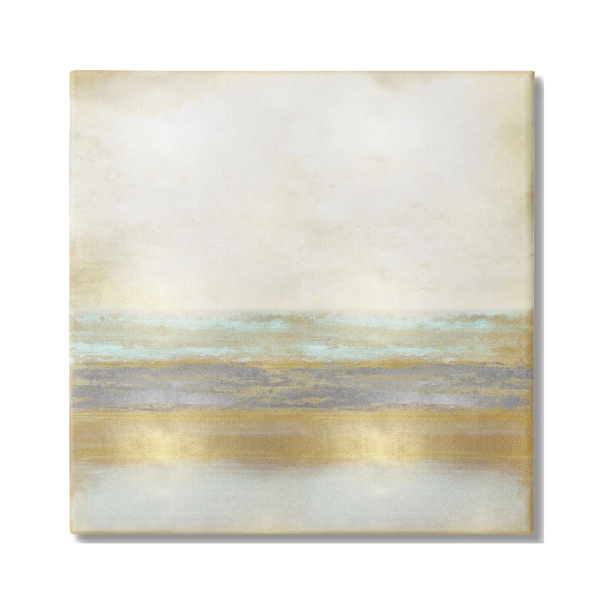 Stupell Industries Modern Glam Landscape Abstract Painting Gallery Wrapped Canvas Art Print Wall Art, 36 x 36