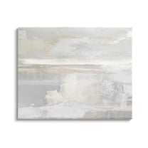 Stupell Industries Modern Grey Scenery Abstract Painting Gallery Wrapped Canvas Art Print Wall Art, 20 x 16